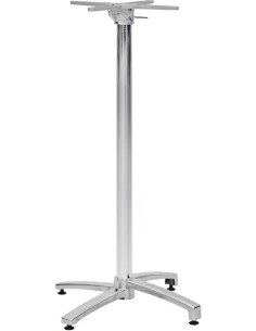 BASE TAVOLO IN ALLUMINIO VERNICIATO, PIEGHEVOLE CON PIEDINI REGOLABILI