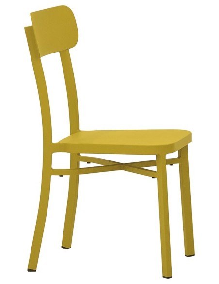 SEDIA IN ALLUMINIO VERNICIATO