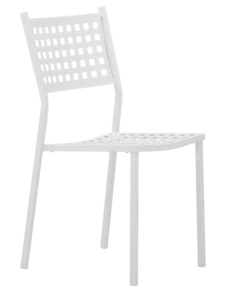 SEDIA IN METALLO VERNICIATO