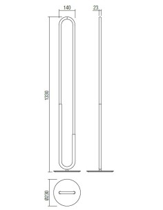 LAMPADA DA TERRA LATIUM 2