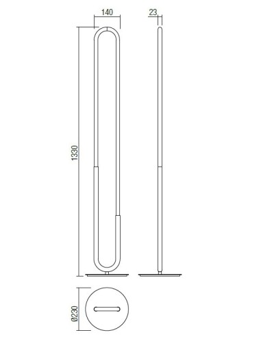 LAMPADA DA TERRA LATIUM