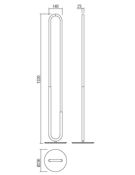 LAMPADA DA TERRA LATIUM