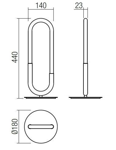 LAMPADA DA TAVOLA LATIUM