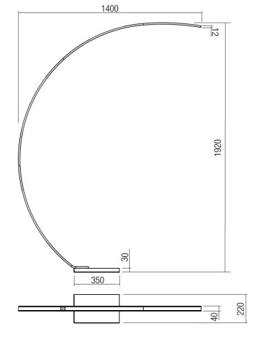 LAMPADA A PIANTANA CARVER