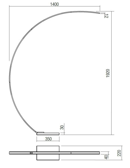LAMPADA A PIANTANA CARVER