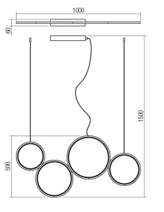LAMPADA A SOSPENSIONE ATHENA 1000 2