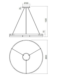 LAMPADA A SOSPENSIONE CASTLE 800 2