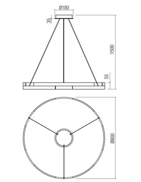 LAMPADA A SOSPENSIONE CASTLE 800
