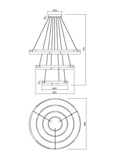 LAMPADA A SOSPENSIONE CASTLE 3 2