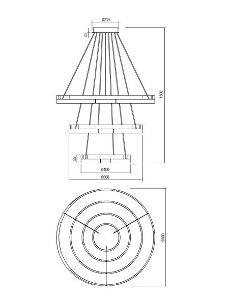 LAMPADA A SOSPENSIONE CASTLE 3