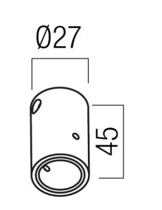 ELEMENTO PER FISSAGGIO PARETE/SOFFITTO XLOOP 2