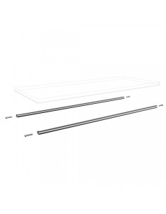 COPPIA DI BARRE RIPIANO PER STENDER  TUBO 22 mm