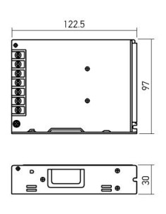 ALIMENTATORE 48V TENSIONE COSTANTE IP20 2