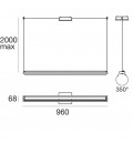 LAMPADA A SOSPENSIONE STILNOVO TABLET 1 SOURCES