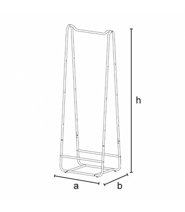 STRUTTURA AUTOPORTANTE STENDER  TUBO 22 mm